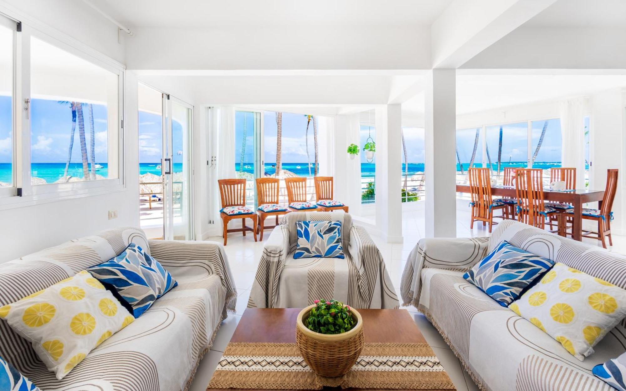 Prime Ocean View Punta Cana Apartments - 3-Bedroom Getaway With Private Terrace On Bavaro Beach Exterior foto
