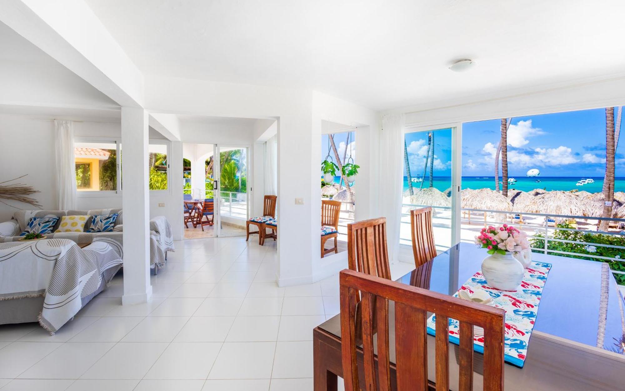 Prime Ocean View Punta Cana Apartments - 3-Bedroom Getaway With Private Terrace On Bavaro Beach Exterior foto